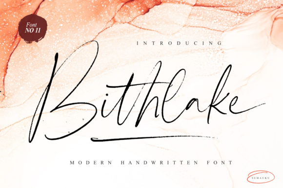 Bithlake Font: Elevate Your Designs with Authentic Elegance