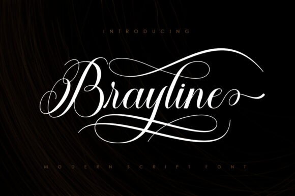Brayline: The Modern Calligraphy Font for Elegant Designs
