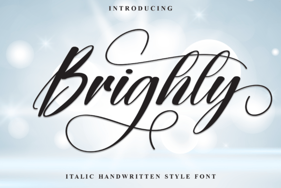 Brighty: The Handwritten Font for Modern Elegance