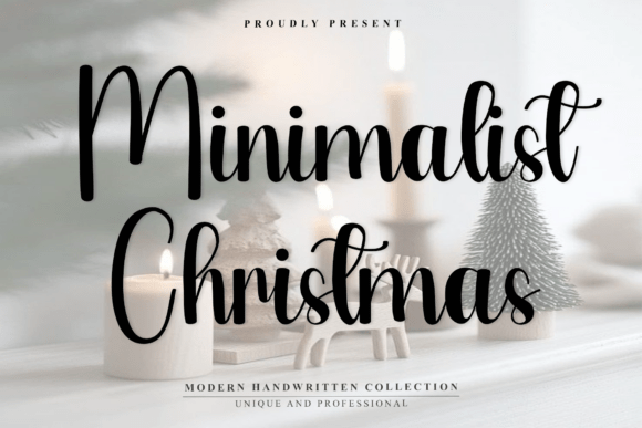 Elevate Your Brand with the Minimalist Christmas Typeface