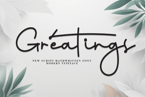 Greatings: A Script Font for Modern Elegance