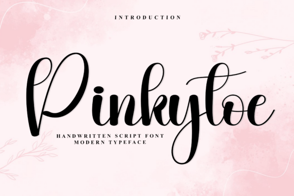 Pinkytoe: The Modern Handwritten Script for Luxury Branding