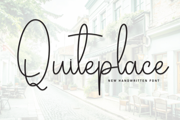 Quiteplace: The Modern Script Font for Elegant Design