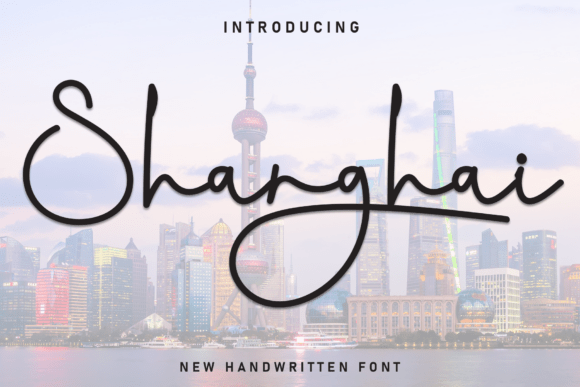 Shanghai: The Stylish Script That Elevates Modern Design