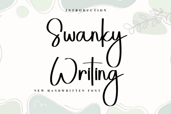 Swanky Writing: Elegant Script for Luxury Design
