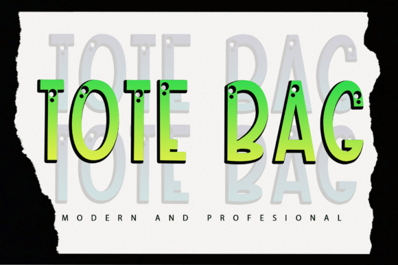 Tote Bag: Crafting Elegance with a Script Font