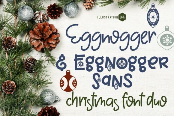 Warm Up Your Designs with Eggnoger Duo Font