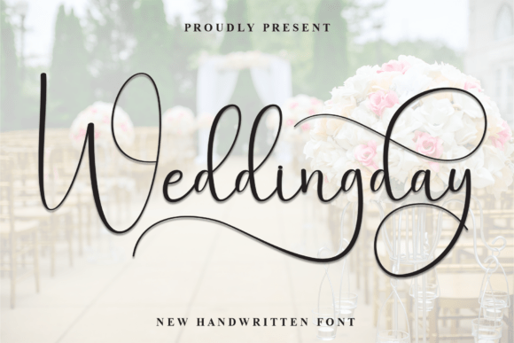 Weddingday: A Sweet and Charming Script for Gentle Designs