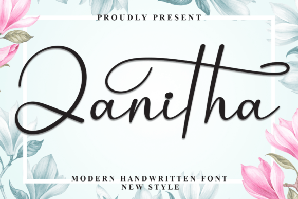 Zanitha: The Script Font for Effortless Elegance